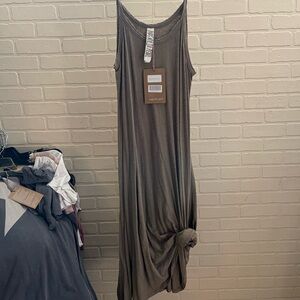 Magnolia Pearl Cotton Jersey Lana Tank Dress in Clay NWT